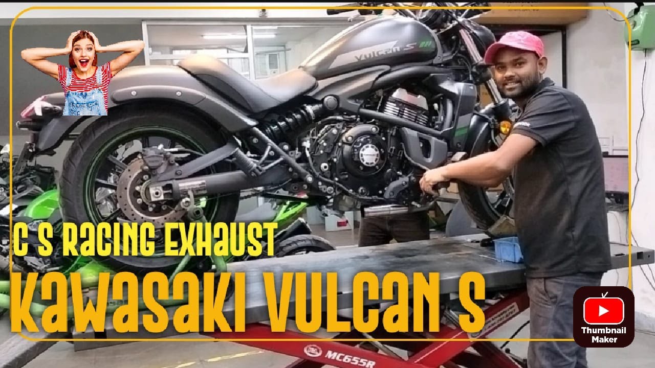 CS Racing Exhaust (USA/Brazil) Installation Full Video | Vulcan S 650 2023 | Kawasaki | Exhaust Note