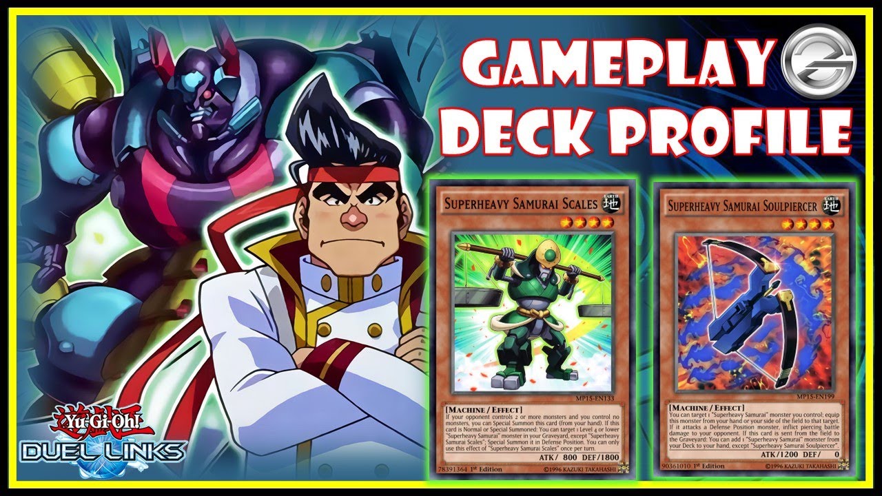 Yugioh Duel Links | Superheavy Samurai Deck, Opponent Monster For Synchro Material |遊戯王デュエルリンクス