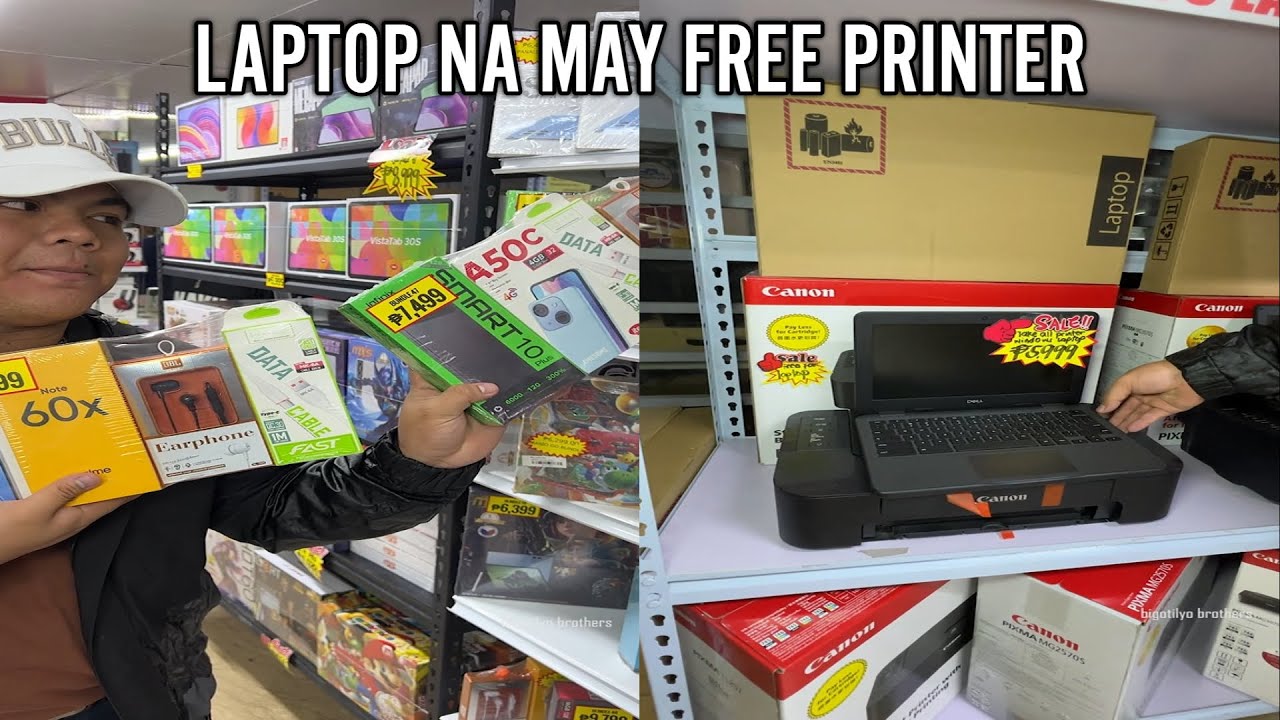 Mga Cellphone Na Mura Na Naka Bundle Pa At  May Laptop Na May Free Printer Pa.