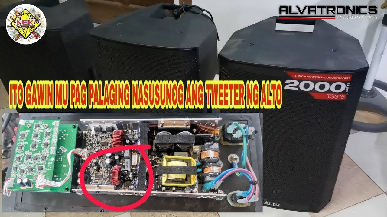 Paano I repair ang ALTO TS315 High Pass Filter Damage