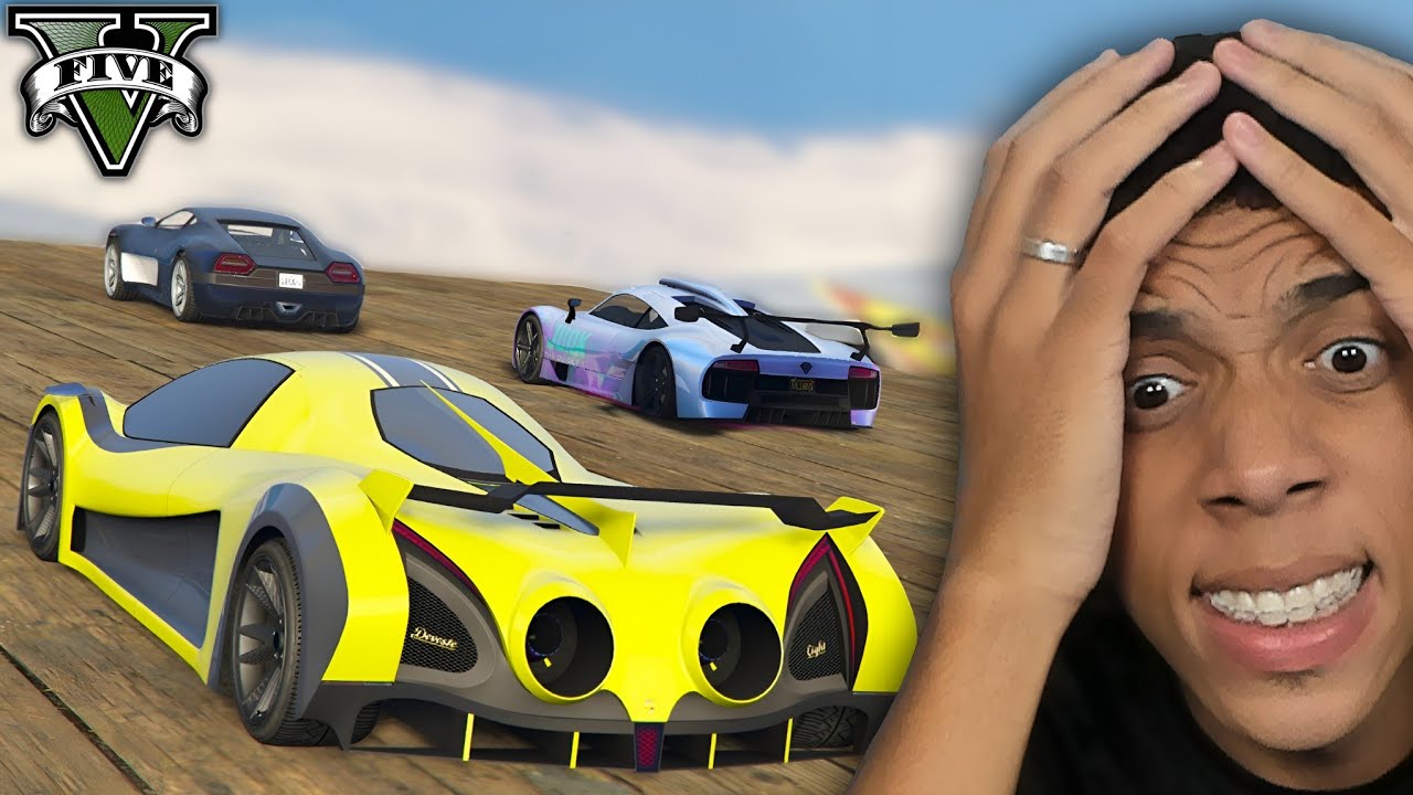 GTA V Online: MEGA RAMPA VAI e VOLTA COM OBSTÁCULOS! ( RD SE DEU MAL )