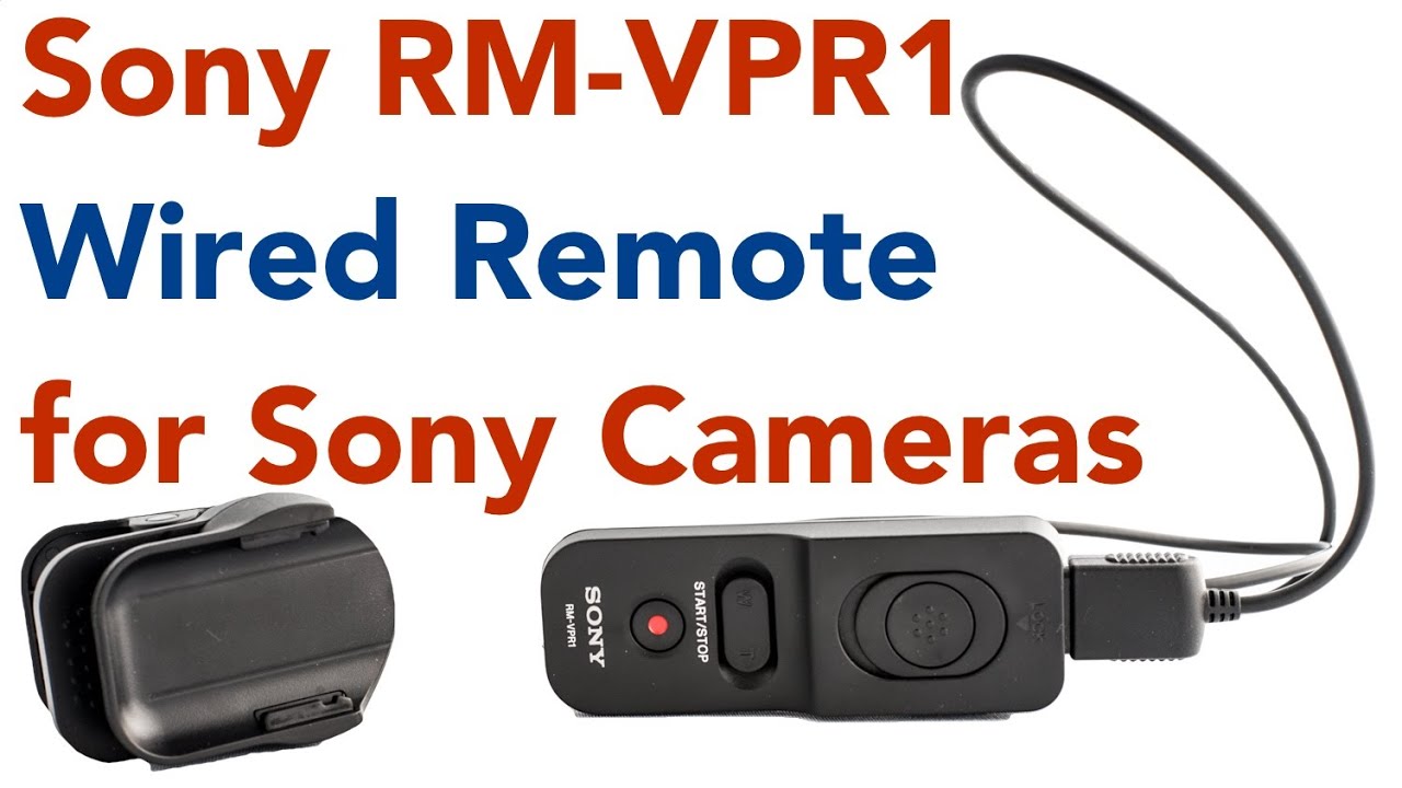 Sony RM-VPR1 wired remote control for Sony cameras