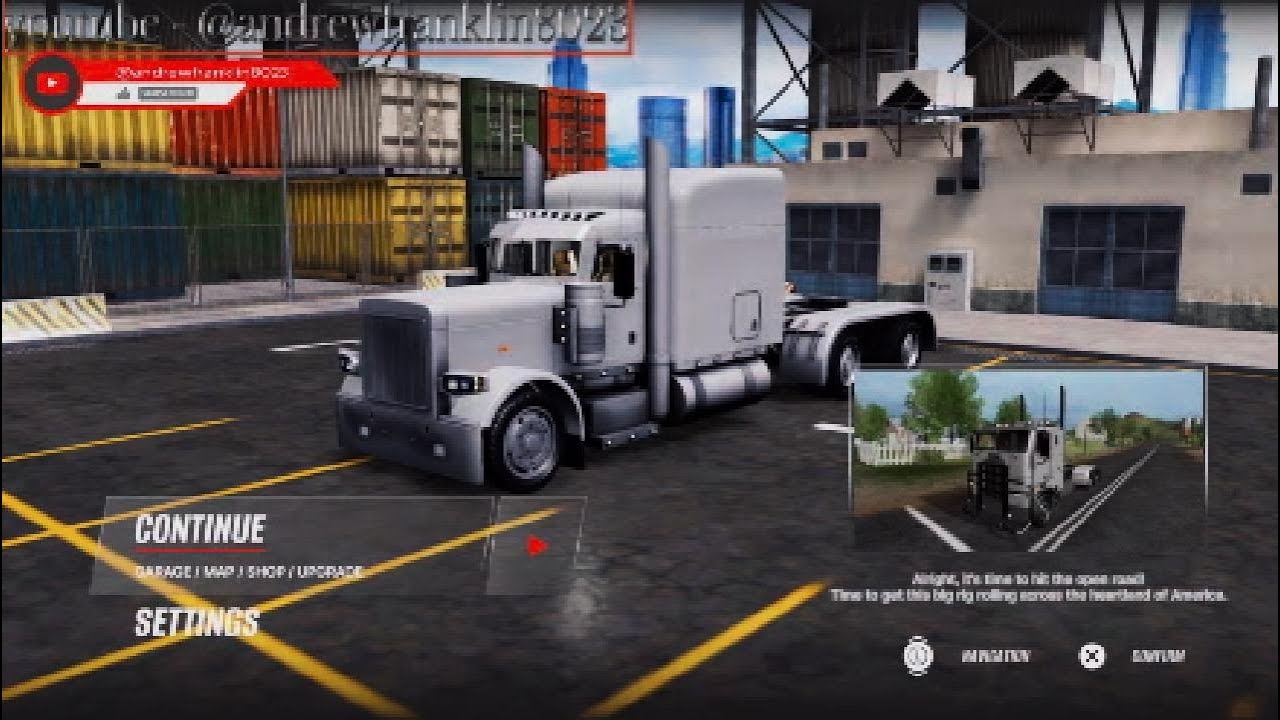 Truck Simulator 25' American Driver - Day 1