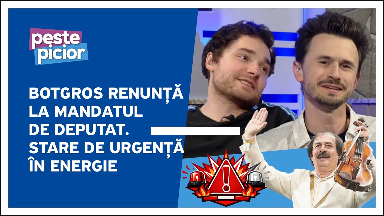 Peste Picior - Botgros renunță la mandatul de deputat. Stare de urgență &icirc;n energie