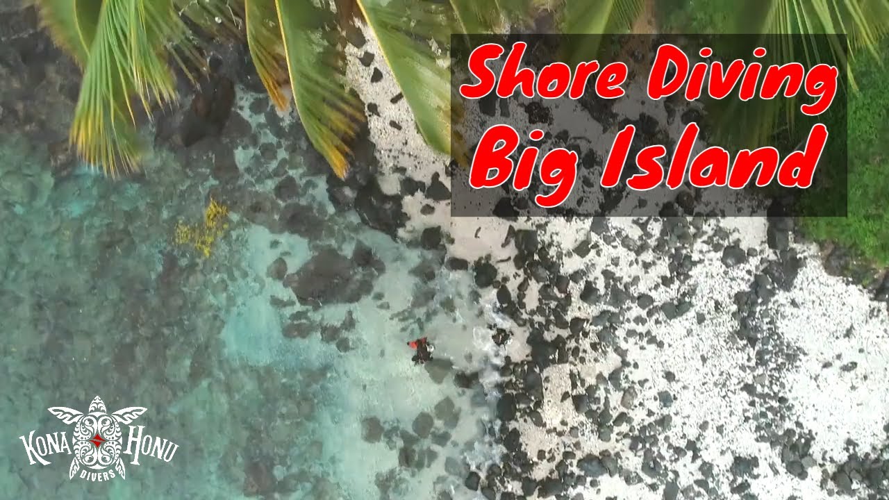Big Island Shore Diving - Mile Marker 4 Dive Site | Kona Honu Divers