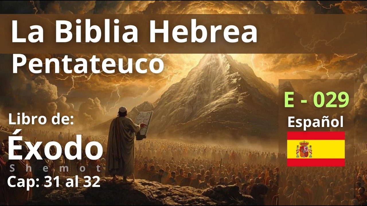 E-029 – LA BIBLIA HEBREA (Español) – ÉXODO CAP: 31 al 32