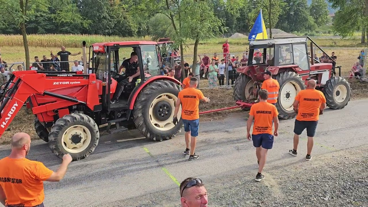 Zetor 9540 vs IHC 955 traktorijada Mrkotić 2023