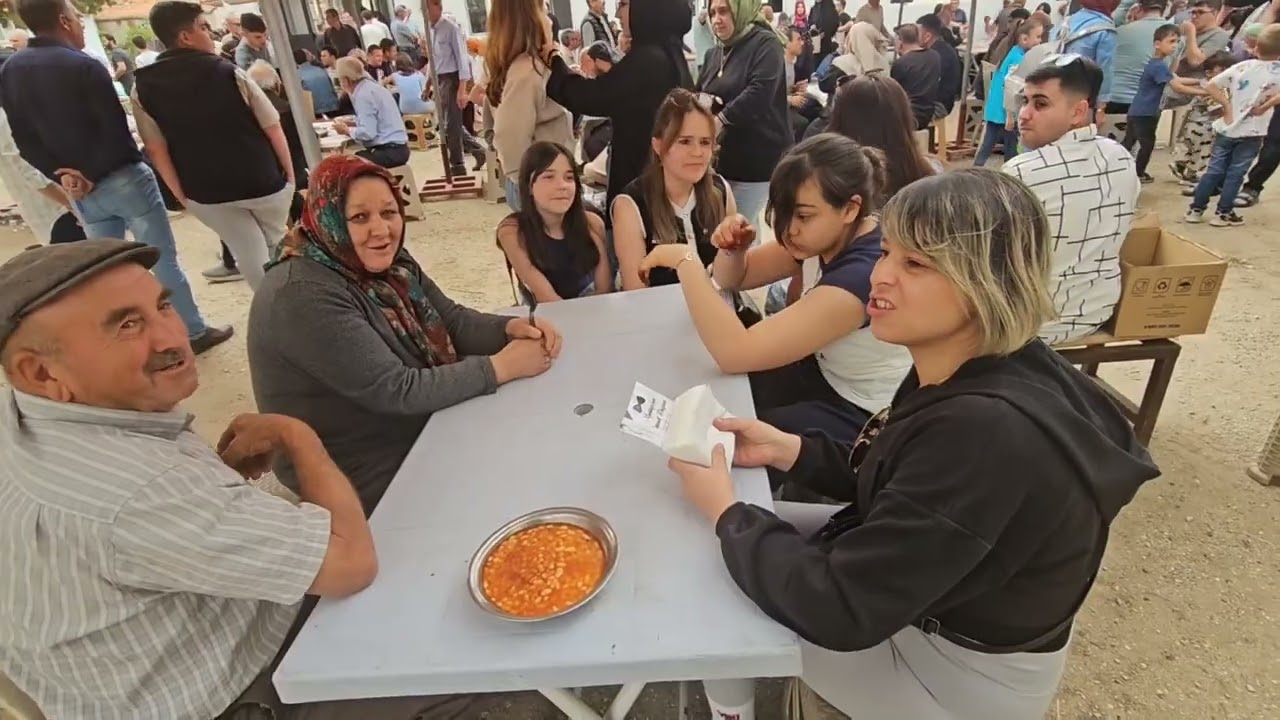 DEMİRCİ'nin KULALAR KÖYÜ HAYR YEMEĞİNDEN GÖRÜNTÜLER 25-05-2025