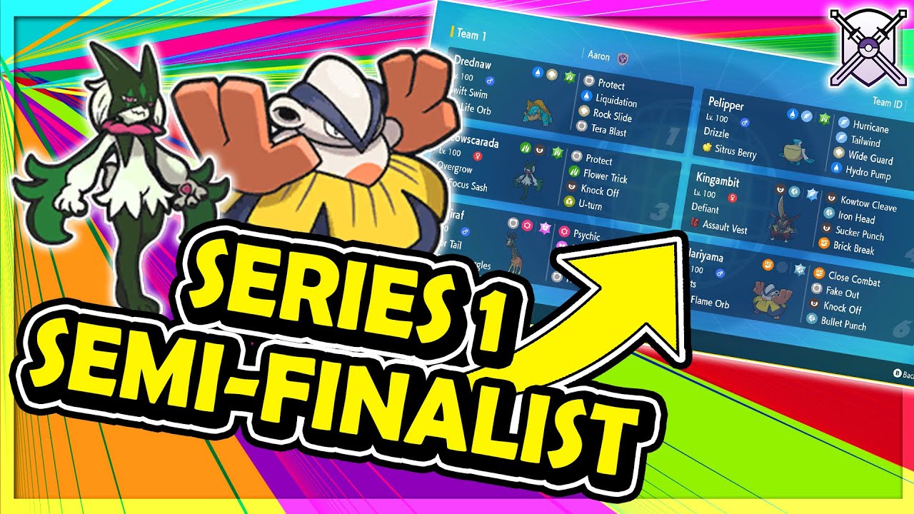 SERIES 1 TOURNAMENT RAIN TEAM | VGC 2023 | Pok&eacute;mon Scarlet & Violet - Pokesports