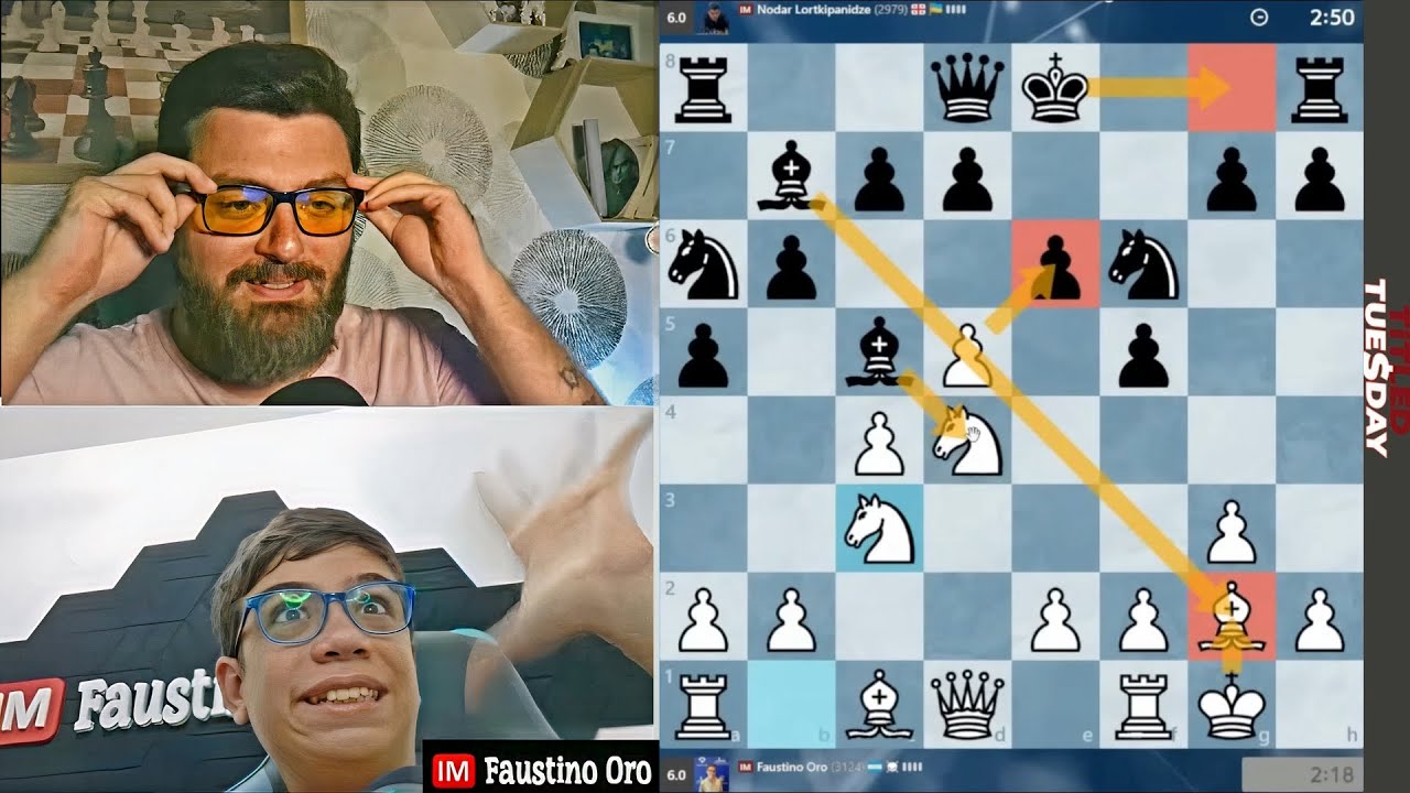 ACCURACY 97.2! IM Faustino Oro vs IM Nodar Lortkipanidze