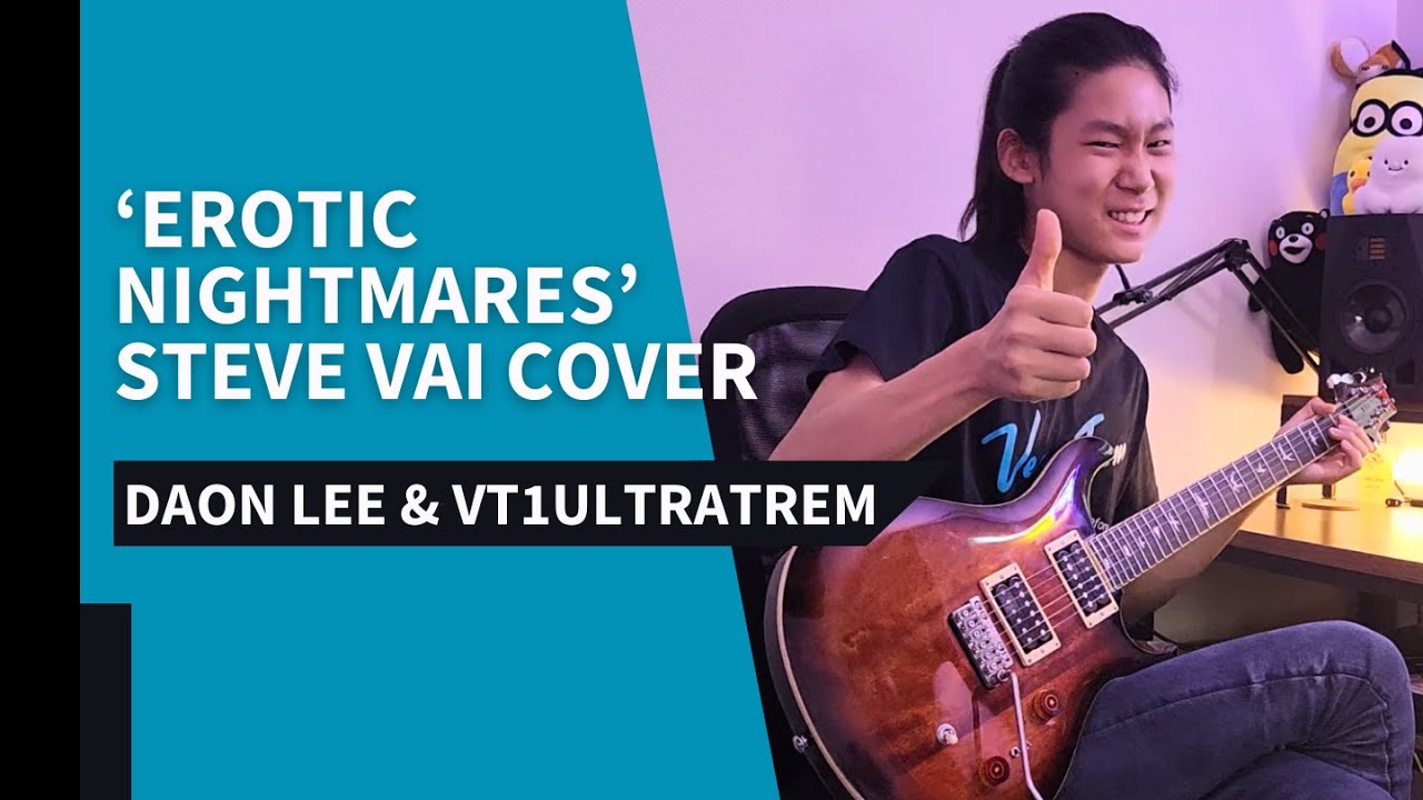 Daon Lee has a blast playing Steve Vai w/ VegaTrem!