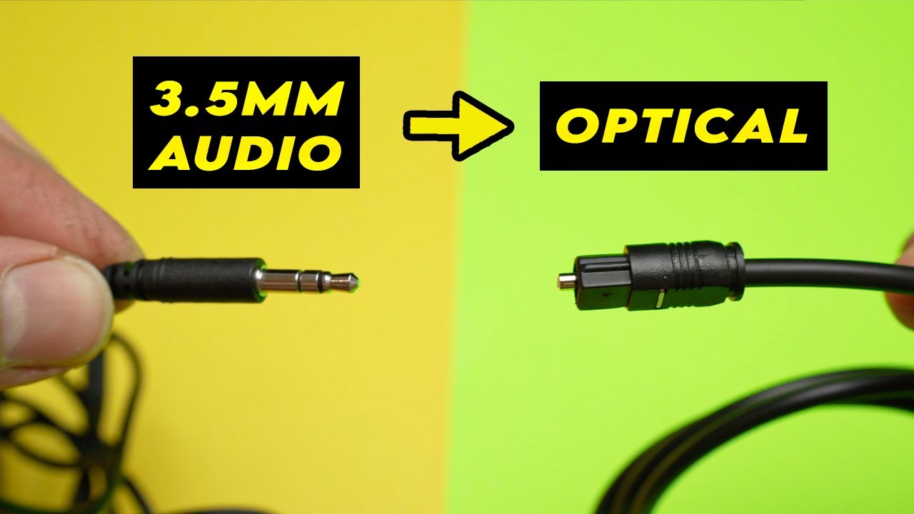 How to Convert AUX 3.5mm Audio Cable to Optical (LiNKFOR Adapter)