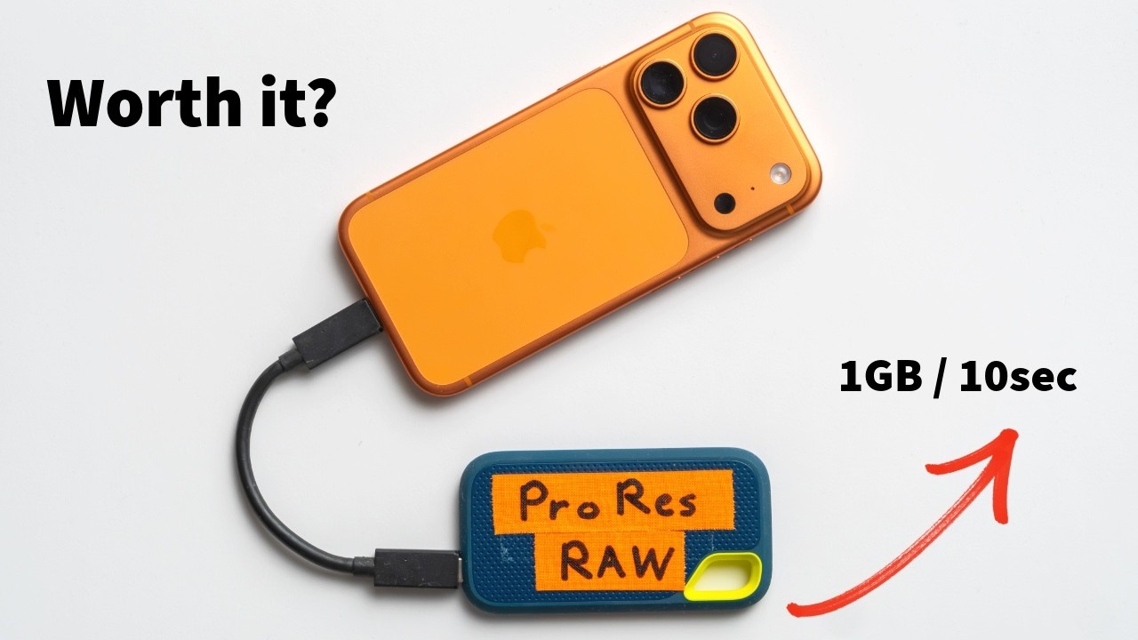 Should You Use ProRes RAW on the iPhone 17 Pro??
