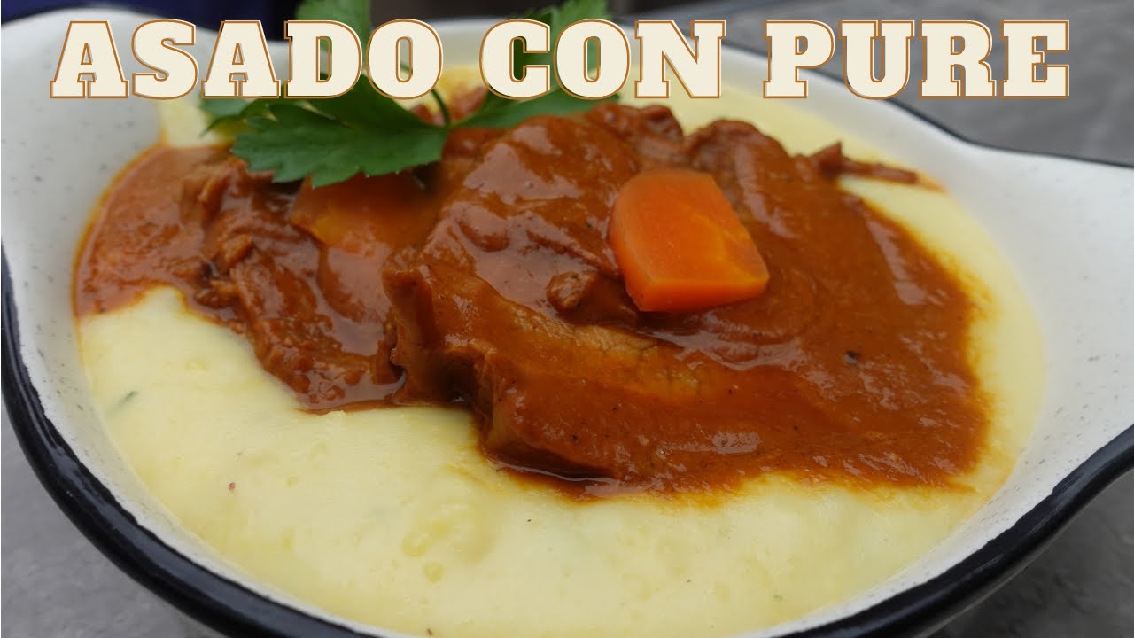 ASADO DE RES CON PURE | APRENDE A PREPARAR