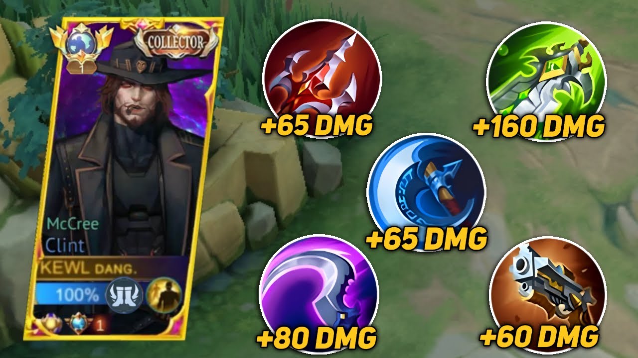 CLINT NEW PERFECT BUILD AND EMBLEM FOR ONE SHOT 2023!! | CLINT BEST BUILD 2023 (please try)