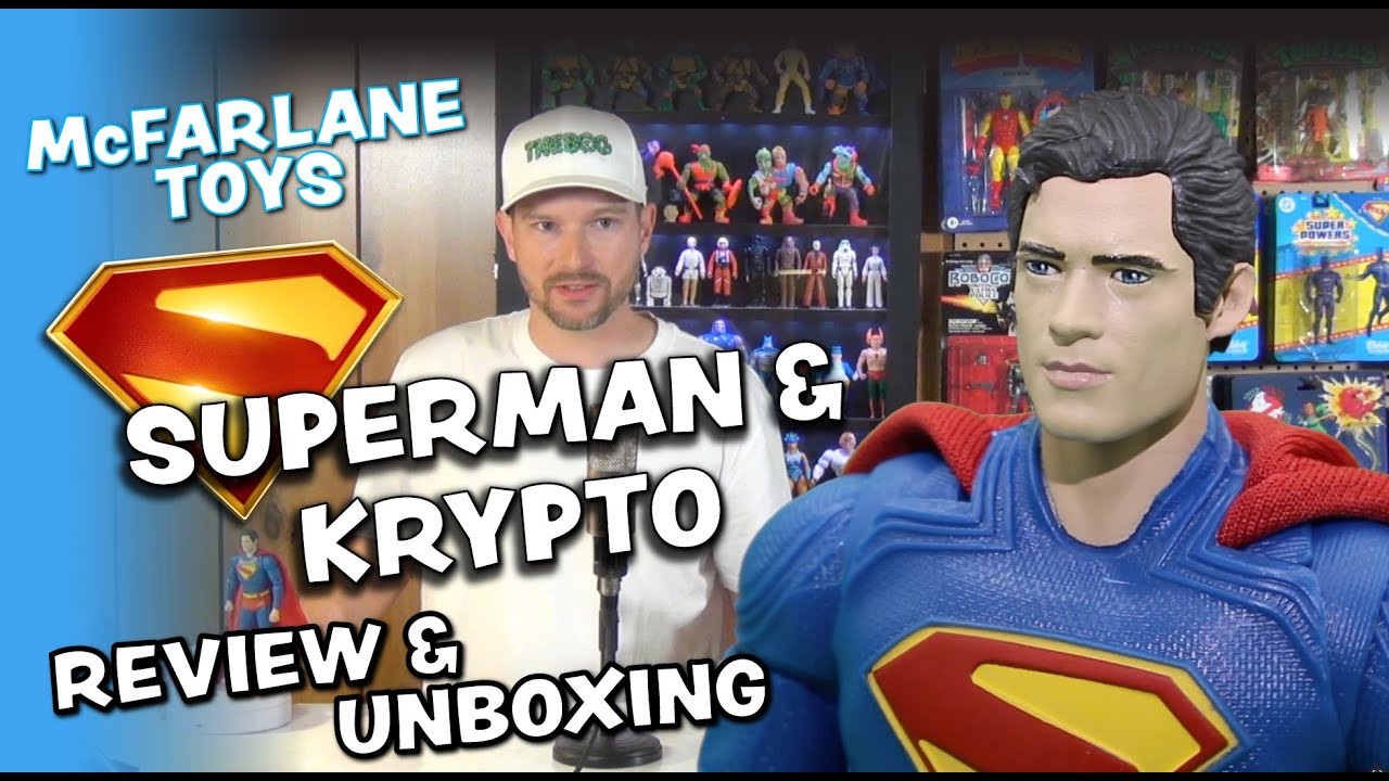 DC Multiverse Superman & Krypto Deluxe Theatrical Edition Action Figure McFarlane Toys Review