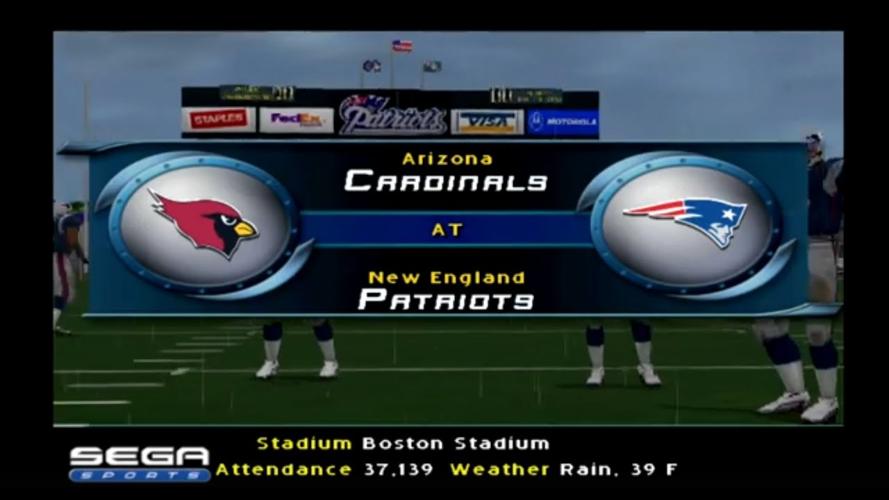 Ep28 NFL 2K2: Patriots vs Cardinals: Lewis goes for 196!