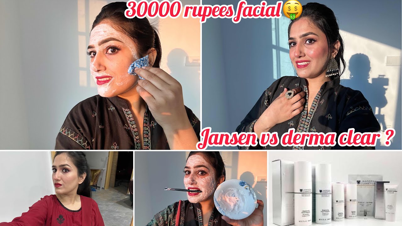 30000 rupees facial | jansen vs derma-clear | most famous facial in salon