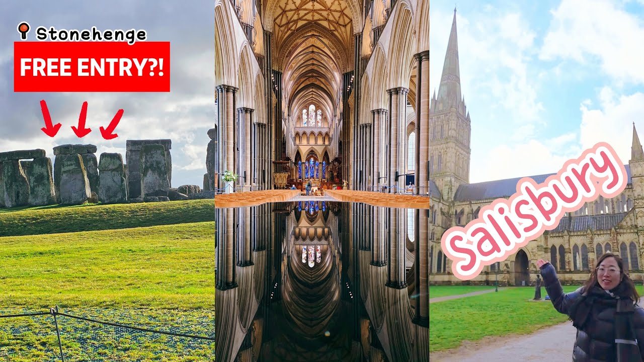 Stonehenge (FREE ENTRY). Salisbury Cathedral, Oldest Clock in the World | 巨石陣 (免費入場), 大教堂, 世界上最古老的鐘