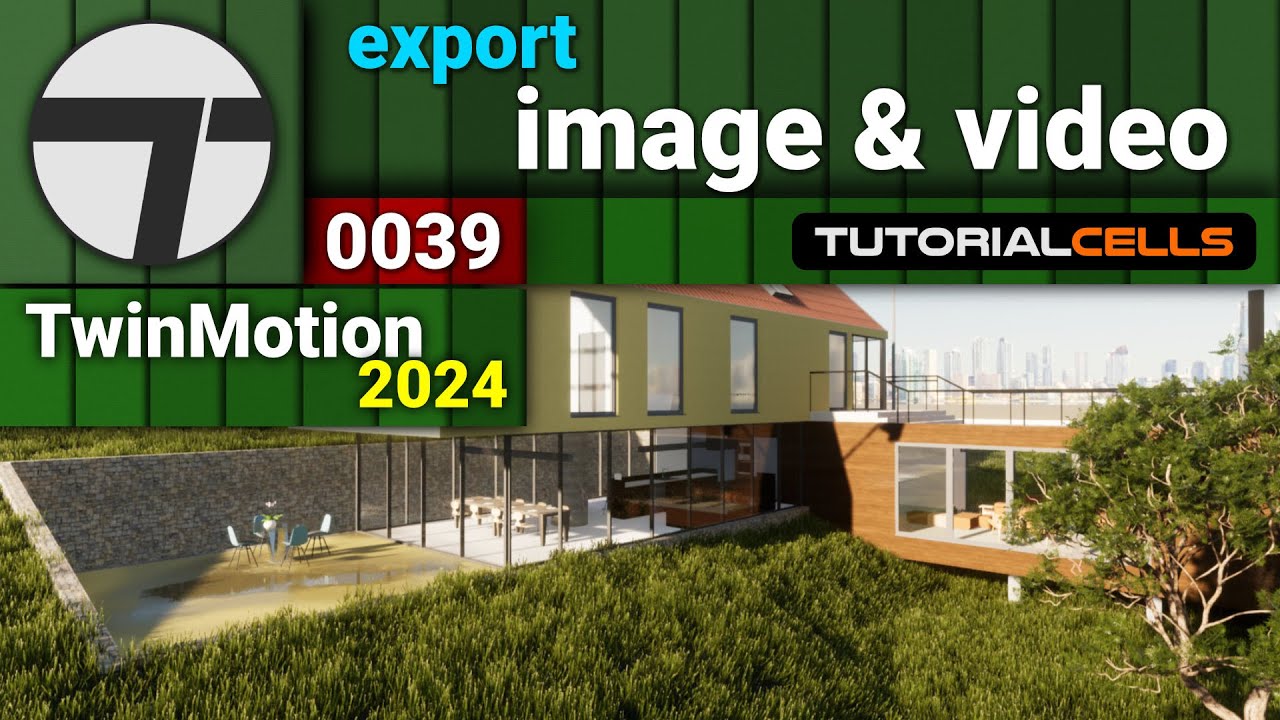 0039. export ( render ) image & video ,panorama ( 360 degree ) images  in twinmotion 2024