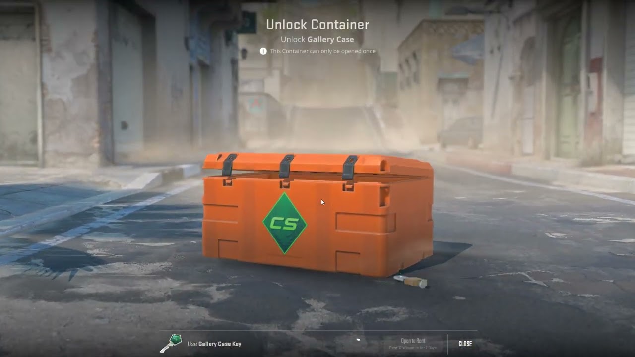 Opening a CS2 case until a Gold appears.... DAY 560