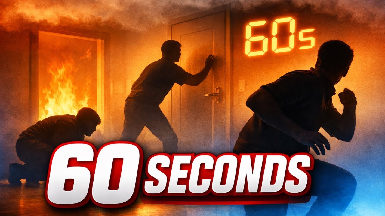 Ошибки при пожаре, которые убивают людей в первые 60 секунд 