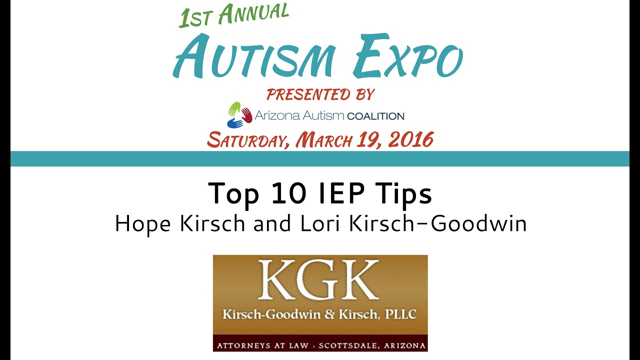 Top 10 IEP Tips | 2016 Autism Expo