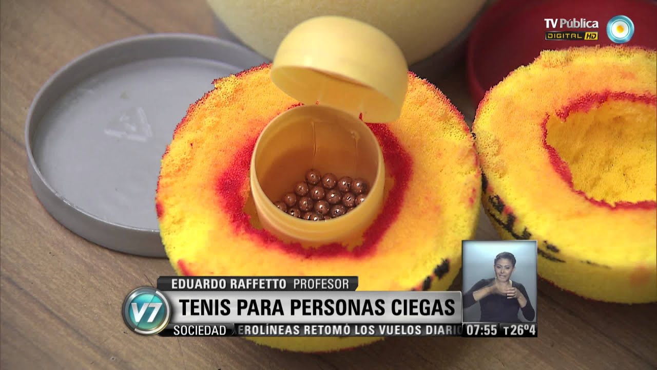 Visión 7:  Tenis para personas ciegas