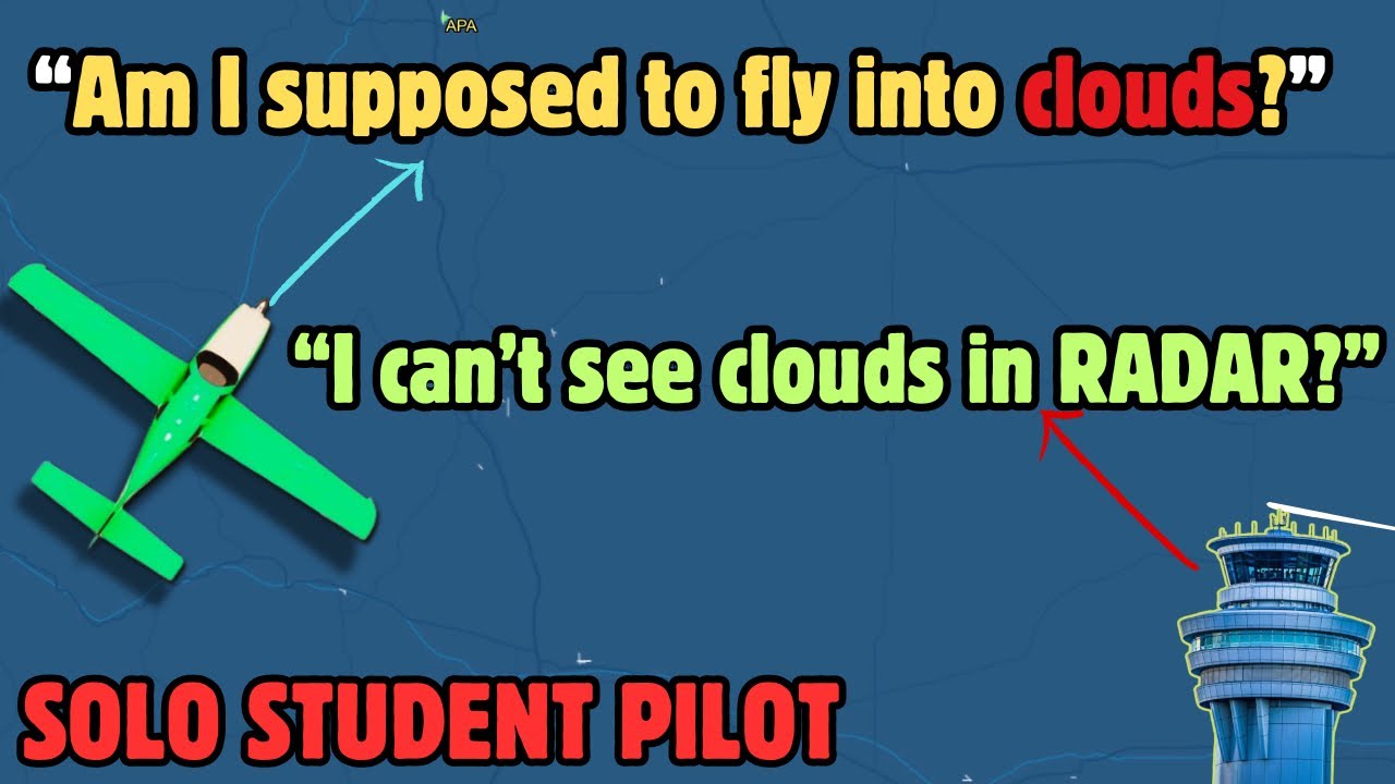 Student Pilot gets TRAPPED in clouds