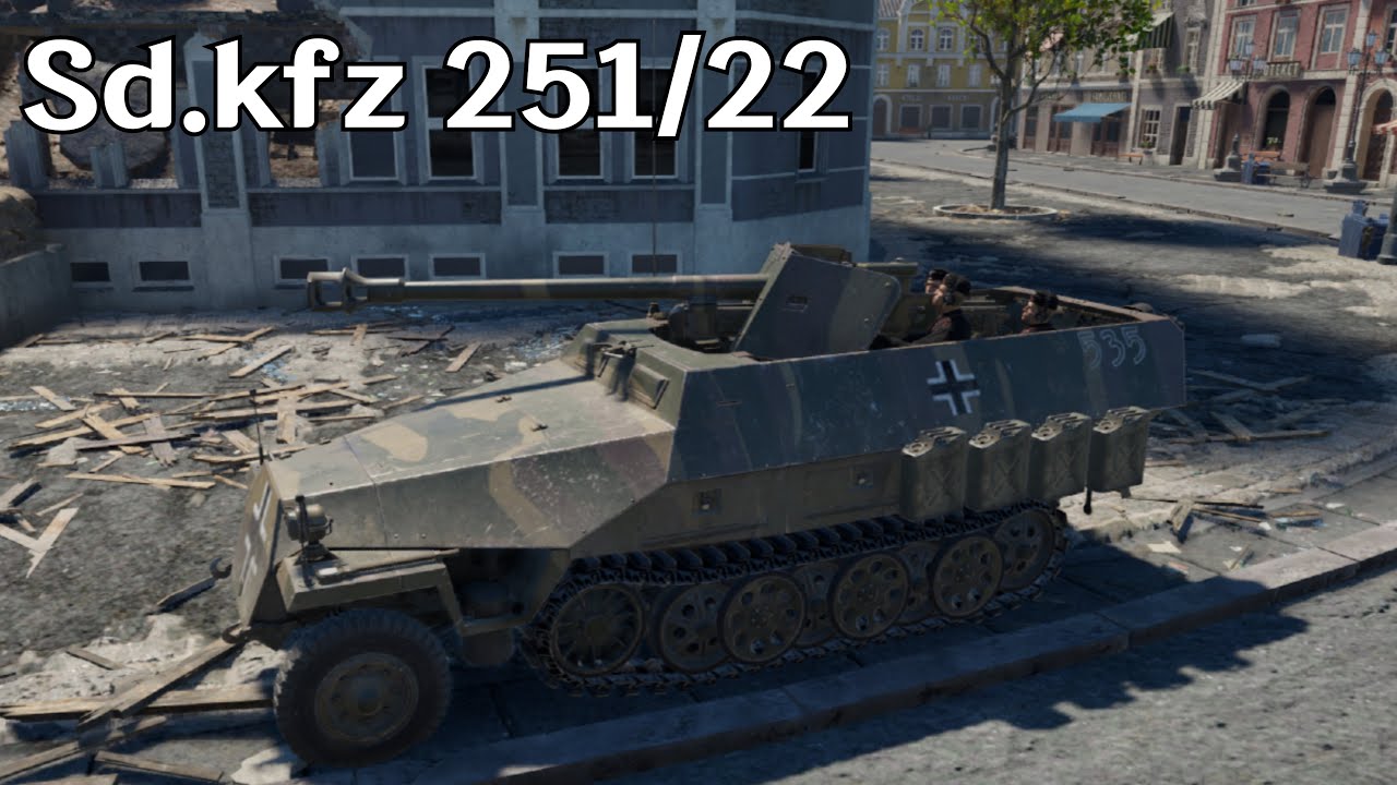 [워썬더] 전차 잡는 하노마크 반궤도 장갑차 ｜ Sd.kfz 251/22