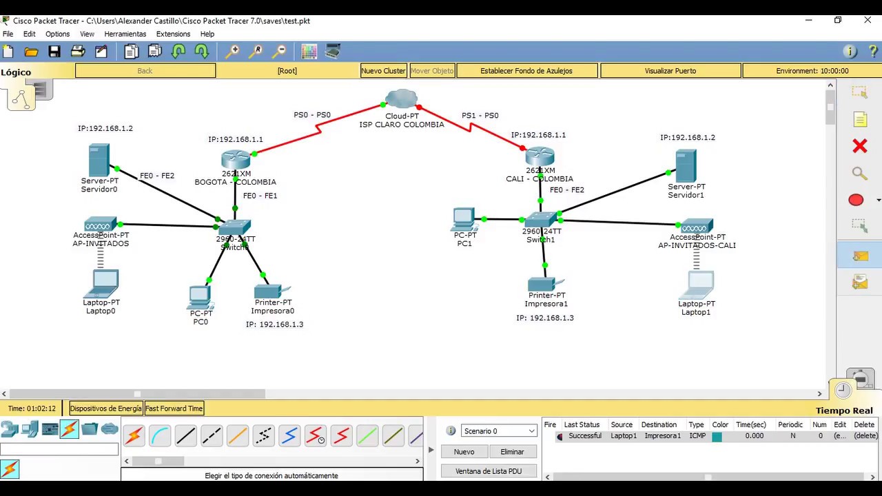 Como crear red wan Cisco Packet Tracer