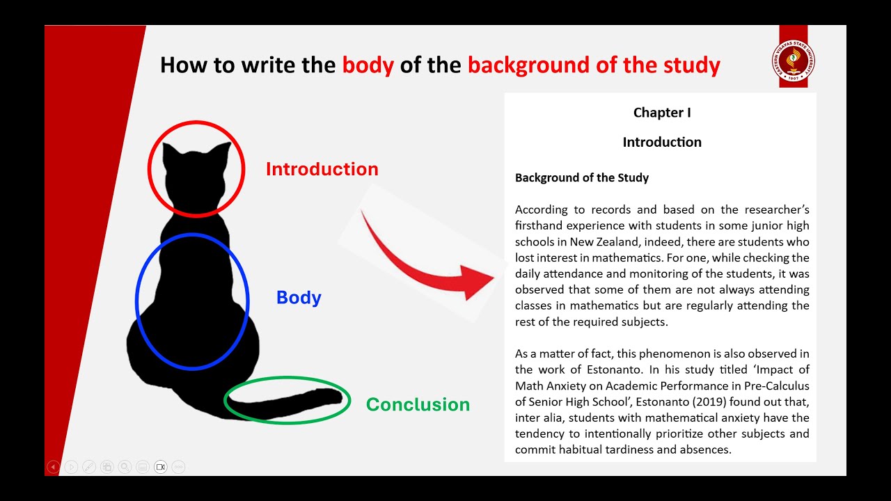 How to Write the Background of the Study  (Part 1)