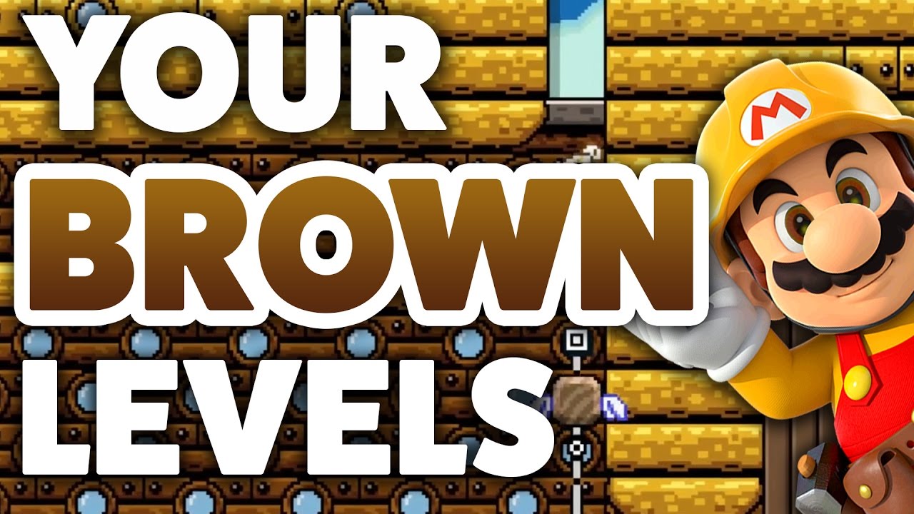 Super Mario Maker - BROWN LEVELS! - Creation Challenge [#10]