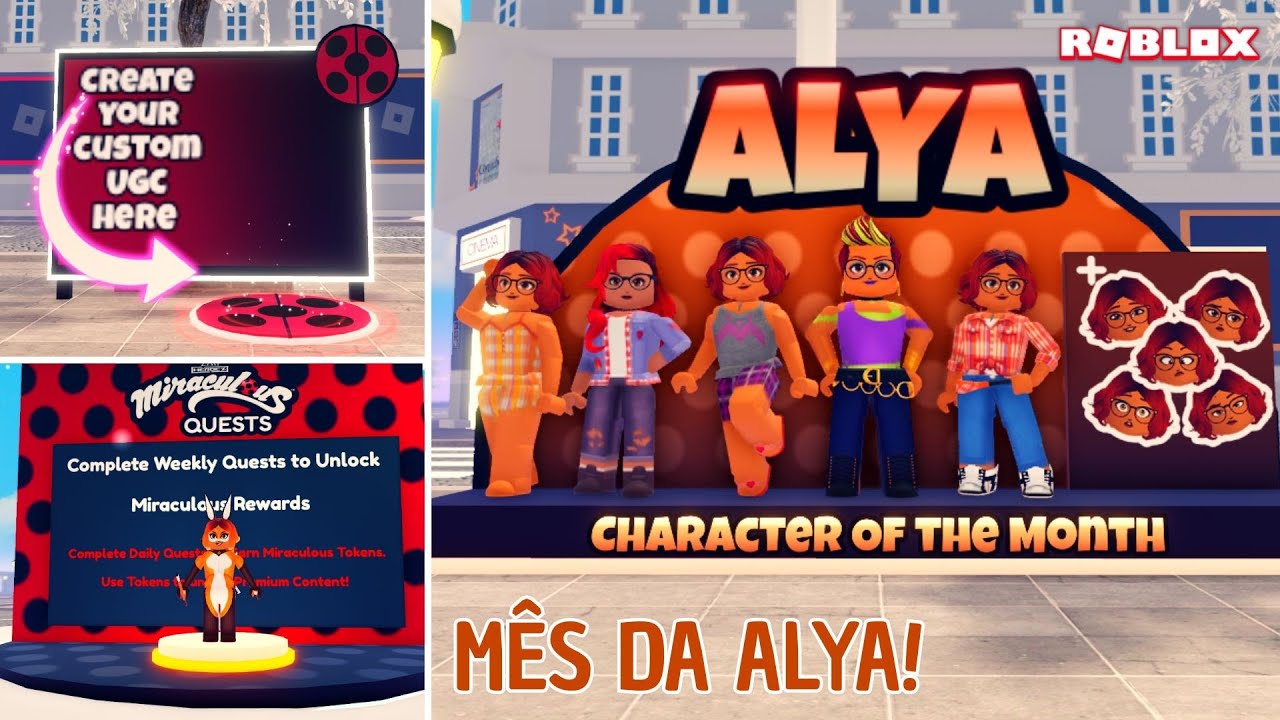 *ATUALIZOU*🦊 VERSÕES DA ALYA-SEASON 6 NO JOGO MIRACULOUS RP!!! Roblox 