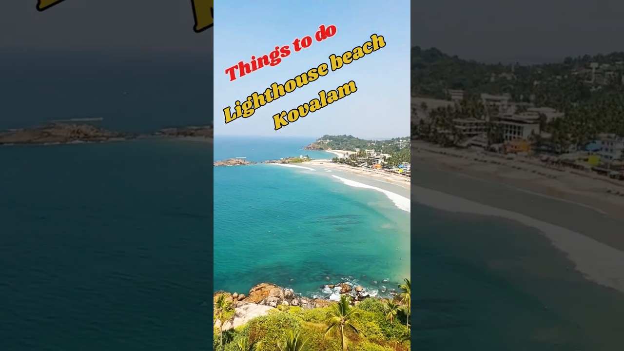 Things to do at Lighthouse beach, Kovalam ! #ytshorts #kerala #beach
