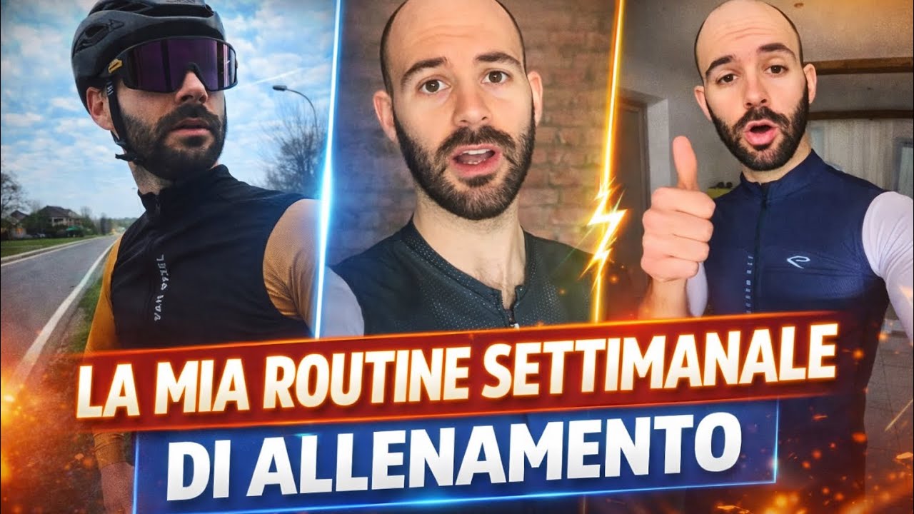 La Mia Routine Settimanale di Allenamento 🚴‍♂️ | Come Mi Alleno Tra Bici, Palestra e Recupero