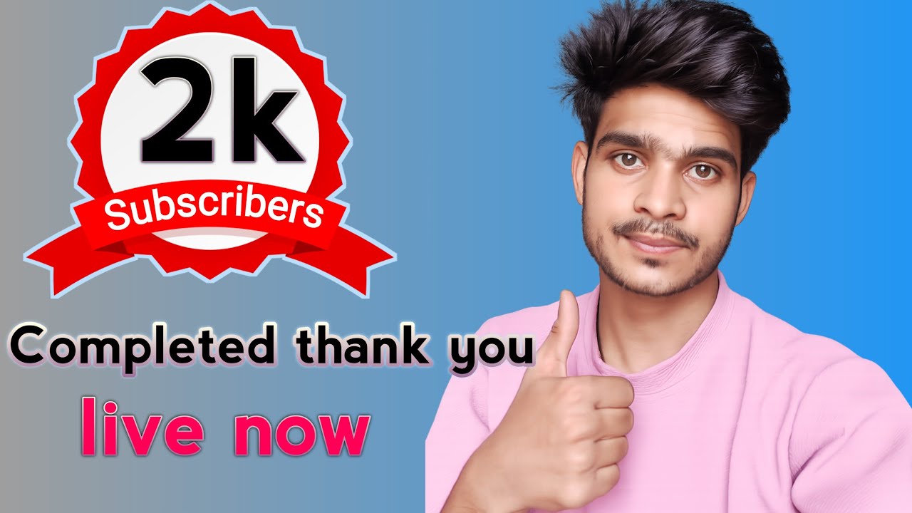 2k subscribers completed thank you so much guys please support me 🙏🙏🙏🙏🙏