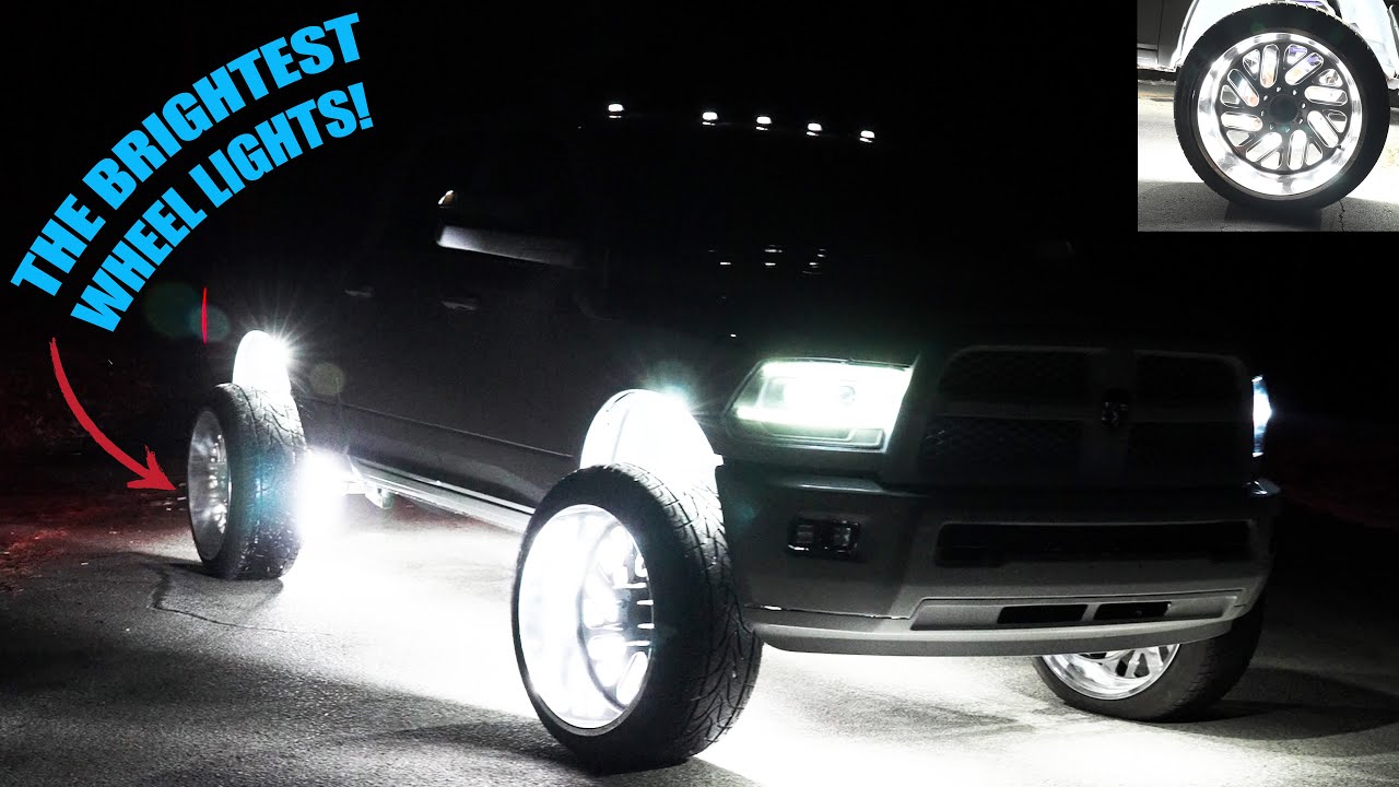 Installing The Brightest Wheel Lights On My Ram 2500 !!