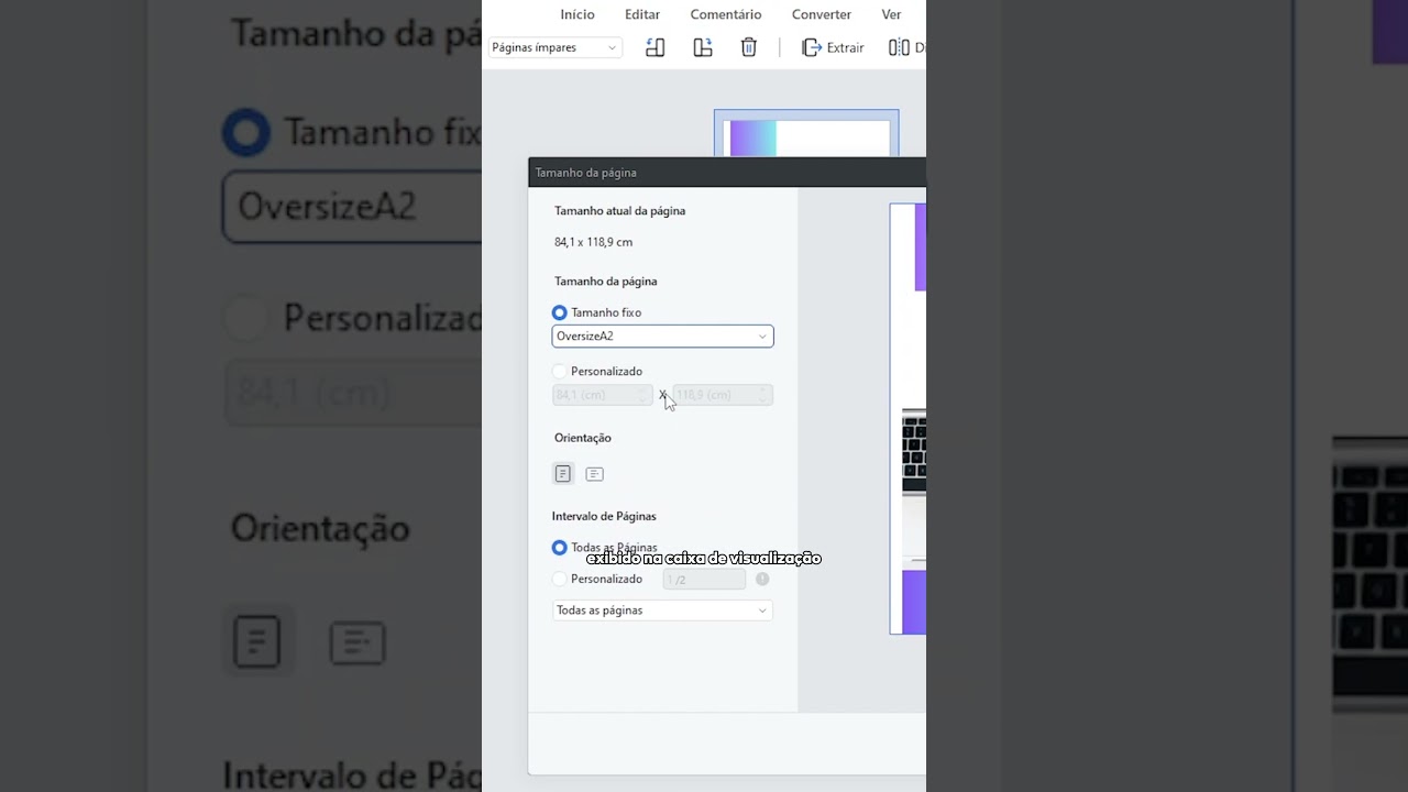 Como REDIMENSIONAR p&aacute;ginas de PDF para QUALQUER TAMANHO？| PDFelement