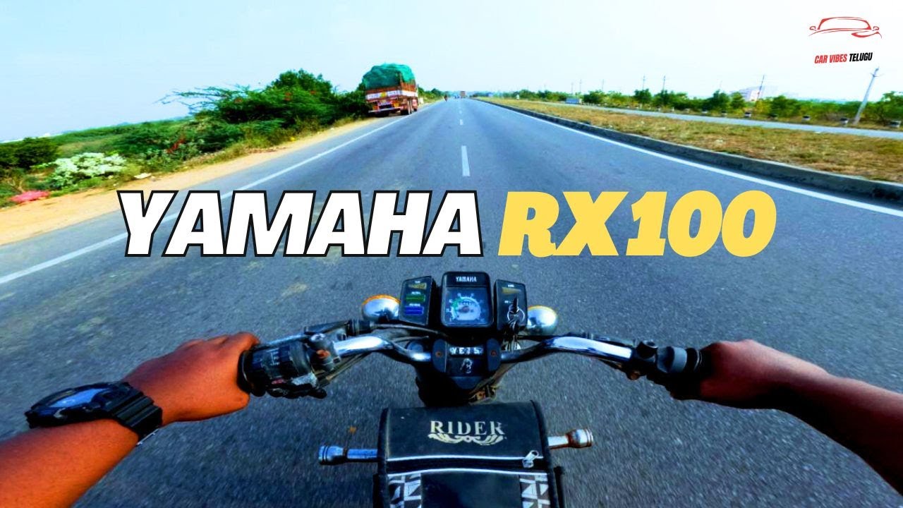 Yamaha RX100 1989 POV Review – Raw Power & Classic Feel | CAR VIBES TELUGU