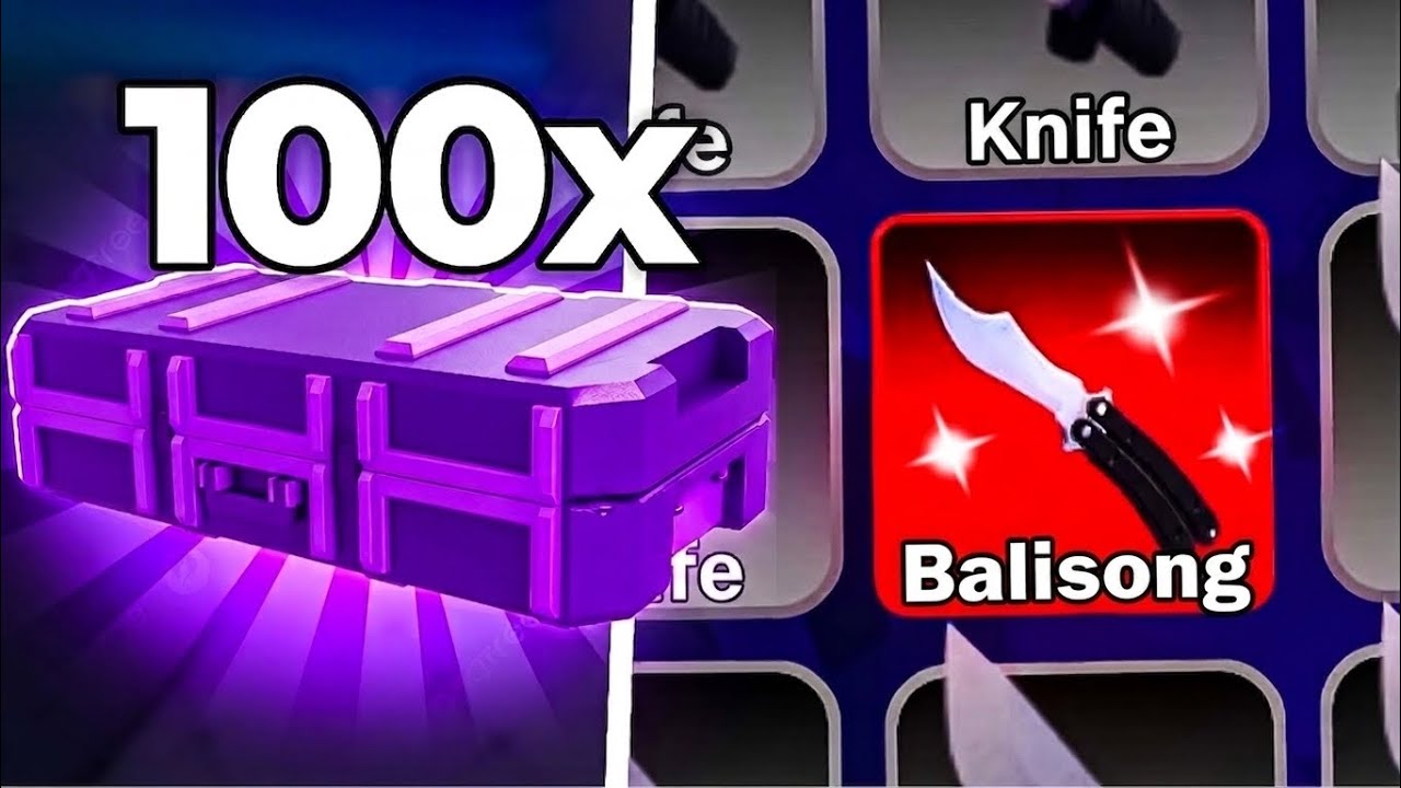 I Opened 100 SKIN CASES In Roblox Rivals... (24,900 Robux)