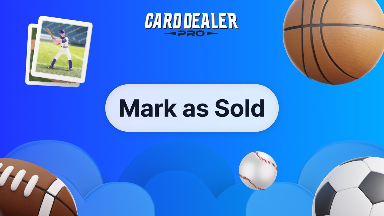 Mark as Sold in Card Dealer Pro