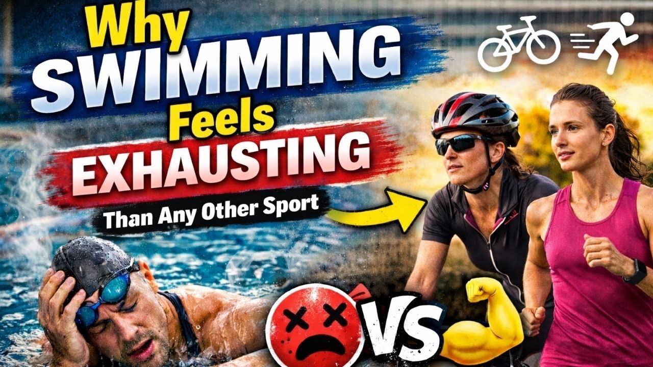 Why Swimming Feels Harder Than Running or Cycling