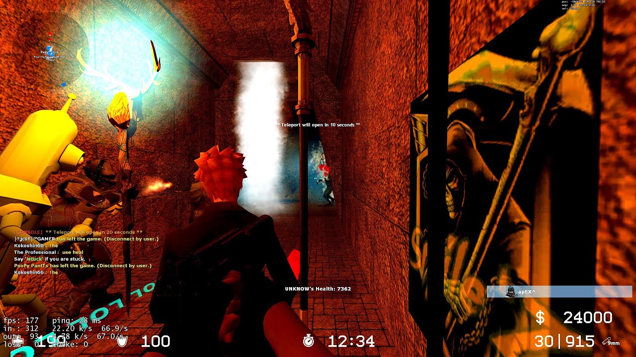 CSS Zombie Escape - ze_sandstorm STAGE 1 - 4 WIN on MAXFPS Server