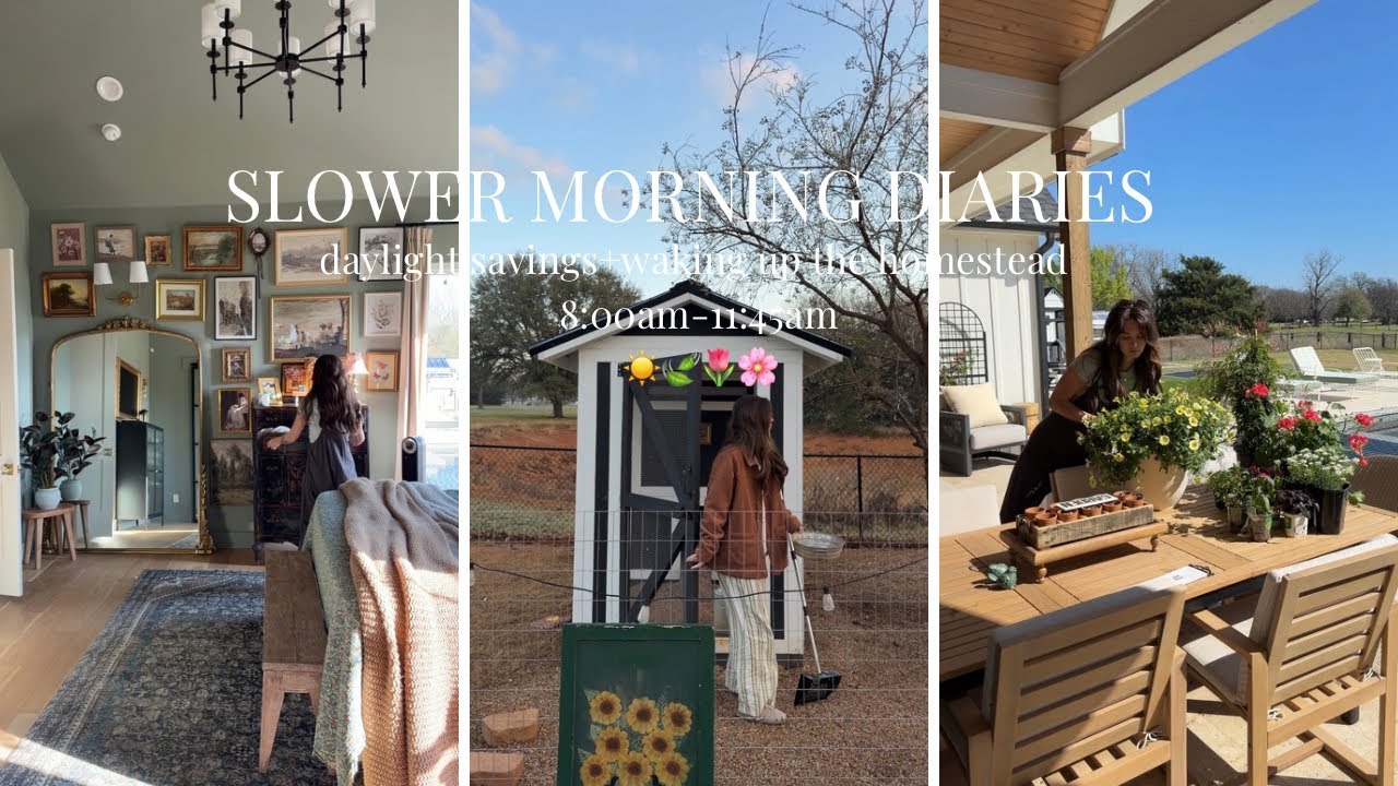 Wake Up The Homestead ☀️🌷| Mom Life And Farm Life 🐓🌾