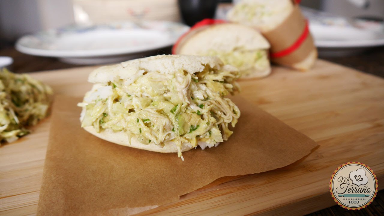 Pulled chicken and avocado Filling - Easy Arepa Recipe - Part 3