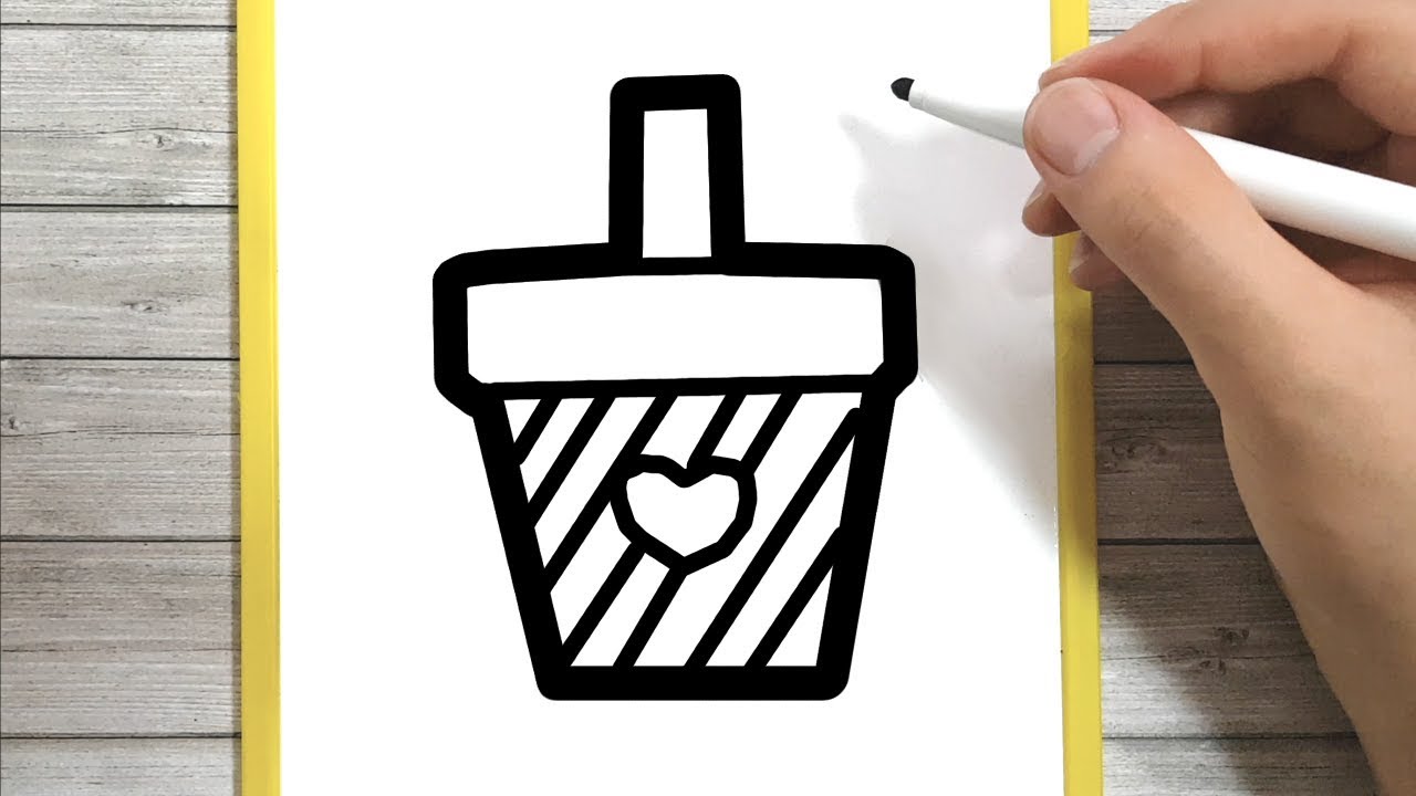 COME DISEGNARE E COLORARE UNA BIBITA GASATA KAWAII PER I BAMBINI