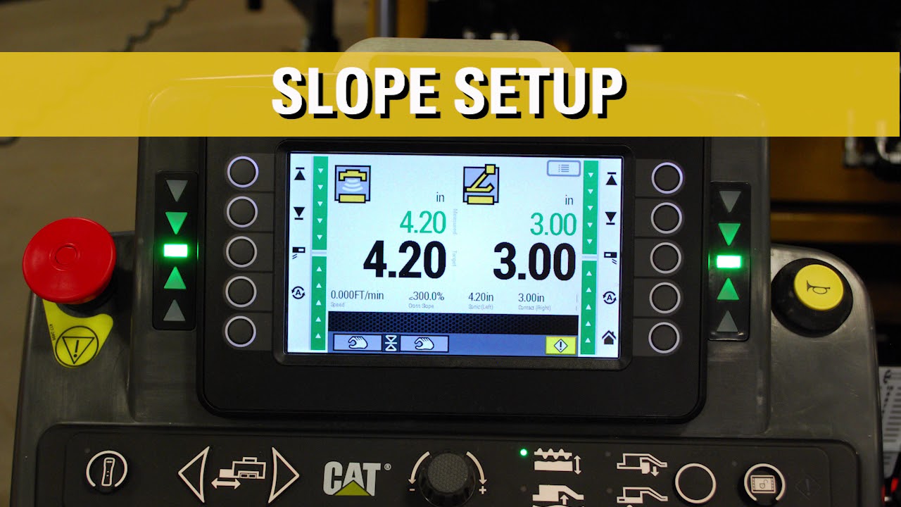 How to Set Up Grade Control on Cat® F-Series Asphalt Pavers