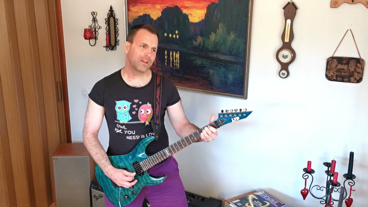 Olavi Uusivirta - Kauneus sekoittaa mun p&auml;&auml;n (guitar cover)