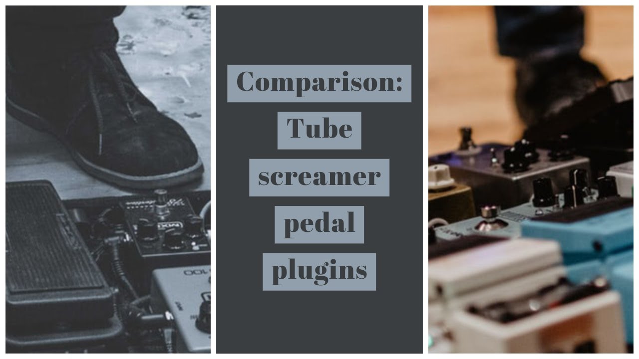 Compare overdrive pedal plugins (TSE808, Mercuriall TSC, Amplitube)